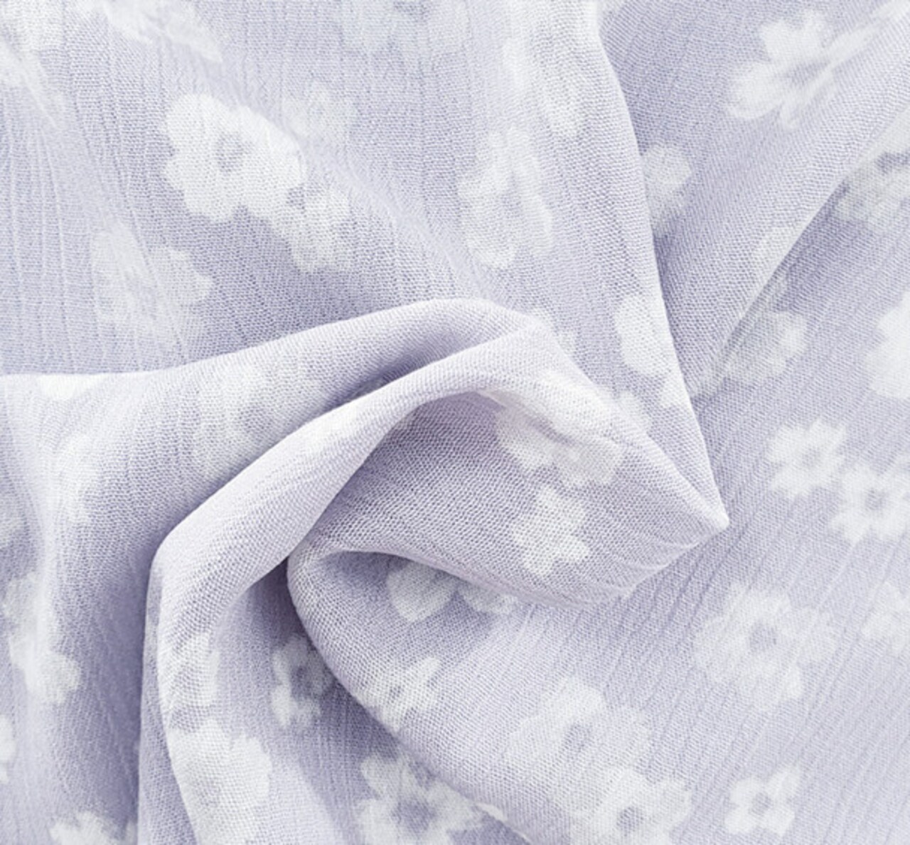 1 Yard Rayon Crinkle Crepon Fabric Silver Lightweight Apparel Material 50/52 Inches Width